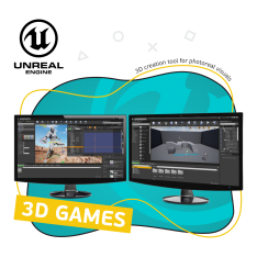 Unreal Engine 4. Игровой движок - КИБЕРшкола программирования для детей, компьютерные курсы для школьников, начинающих и подростков - KIBERone г. Ишим