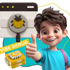 Тестирование & Vibe Debug. Охотники за багами - КИБЕРшкола программирования для детей, компьютерные курсы для школьников, начинающих и подростков - KIBERone г. Ишим