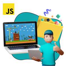 Программирование на JavaScript. Учимся создавать игры! - КИБЕРшкола программирования для детей, компьютерные курсы для школьников, начинающих и подростков - KIBERone г. Ишим