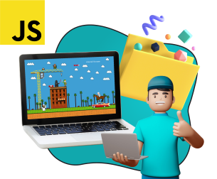 Программирование на JavaScript. Учимся создавать игры! - КИБЕРшкола программирования для детей, компьютерные курсы для школьников, начинающих и подростков - KIBERone г. Ишим
