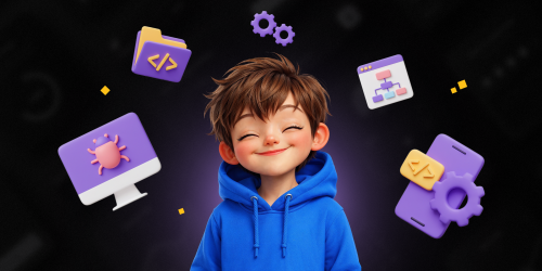 Идеальный сайт с нуля: код, дизайн и AI-помощник - КИБЕРшкола программирования для детей, компьютерные курсы для школьников, начинающих и подростков - KIBERone г. Ишим